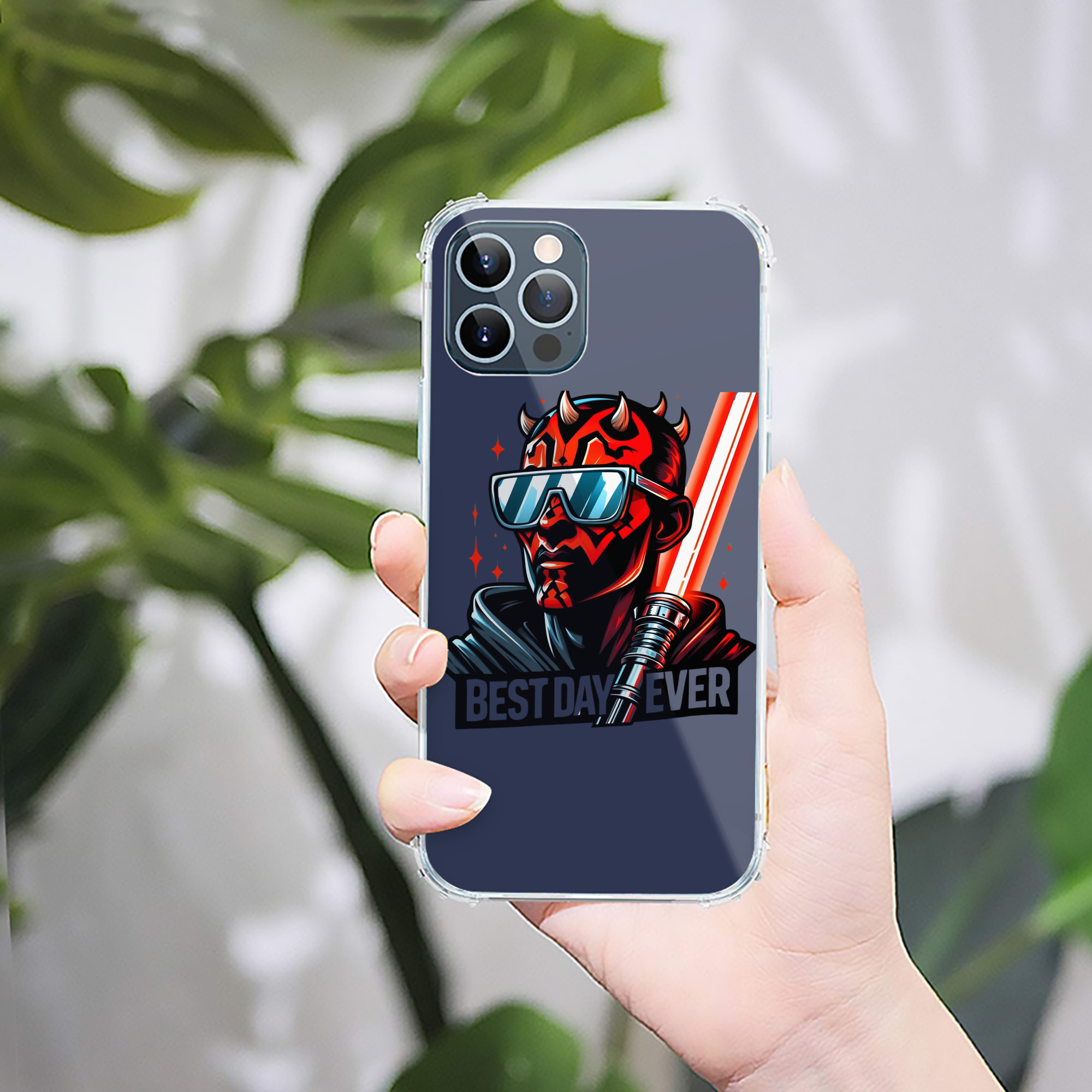 （画像用） スター・ウォーズ Star Wars 【iPhone 12シリーズ対応】透明スマホケース（クリアソフトケース）